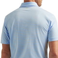 Peter Millar Men's Cottage Blue Hales Performance Polo