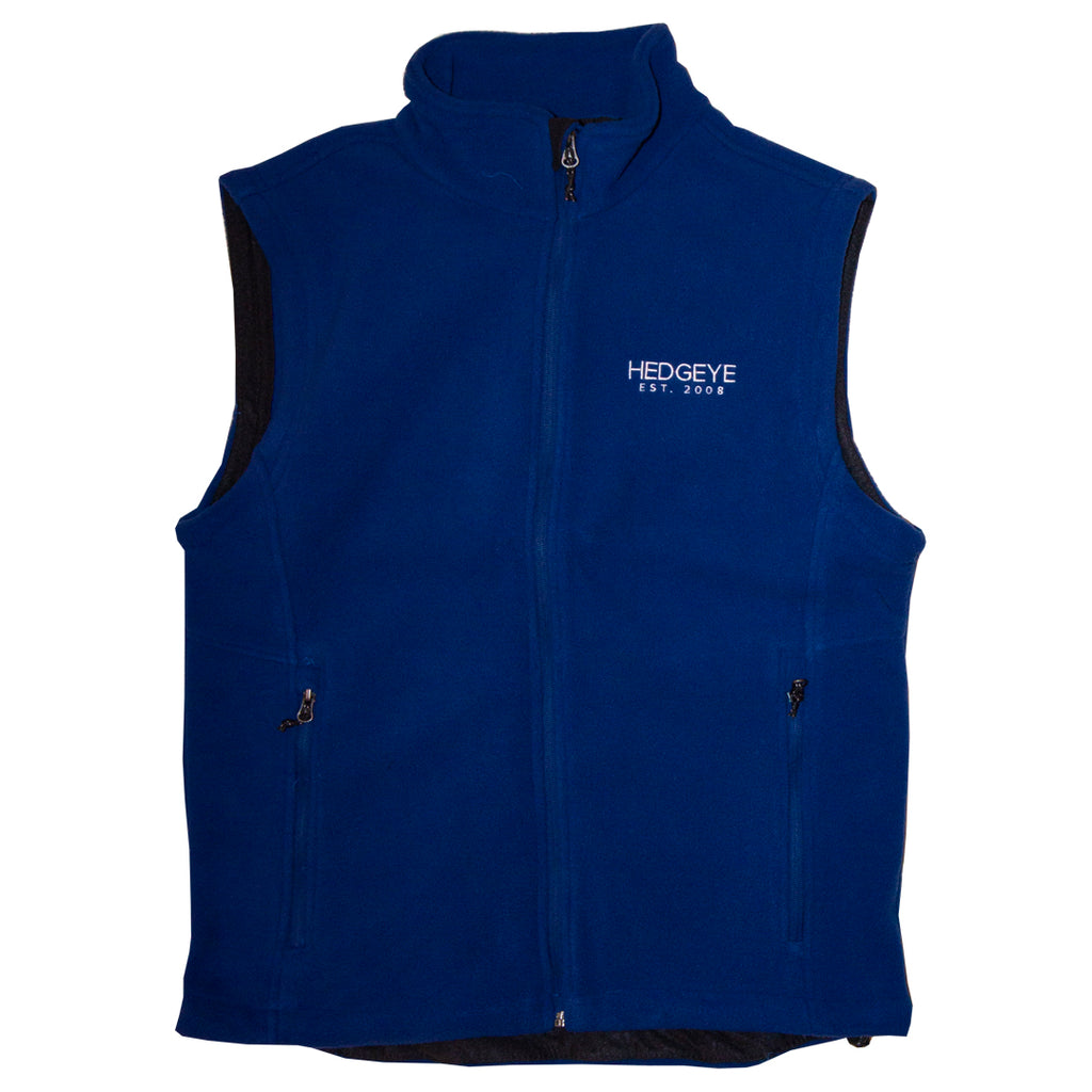 Ladies Fleece Vest (True Royal)